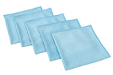 The Rag Company premium glass towel with dual-texture for streak-free results.