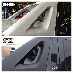 The Rag Company no wet-look finish conveys natural, refined shine on trim.