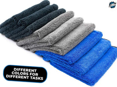 Short-nap side to remove excess product on Spectrum 420 towel.