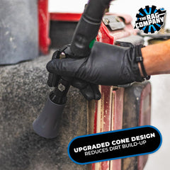 The Rag Company Ultra Air Blaster Mini treats vinyl surfaces with precise air blasts