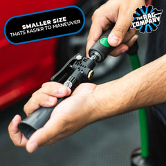 The Rag Company Ultra Air Blaster Mini blasts dust from wheels for showroom shine