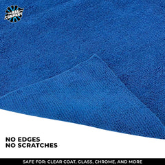 Wax removal detailing with a premium microfiber towel for safe, efficient results.