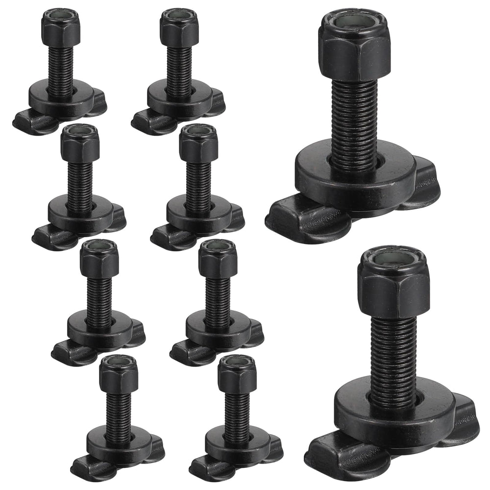 Therwen L-Track stud assembly for secure trailer tie-downs