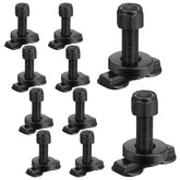 Therwen L-Track stud assembly for secure trailer tie-downs