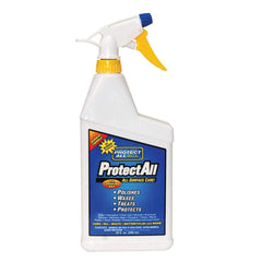 Thetford ProtectAll spray-on wipe-dry application for quick, versatile surface treatment.