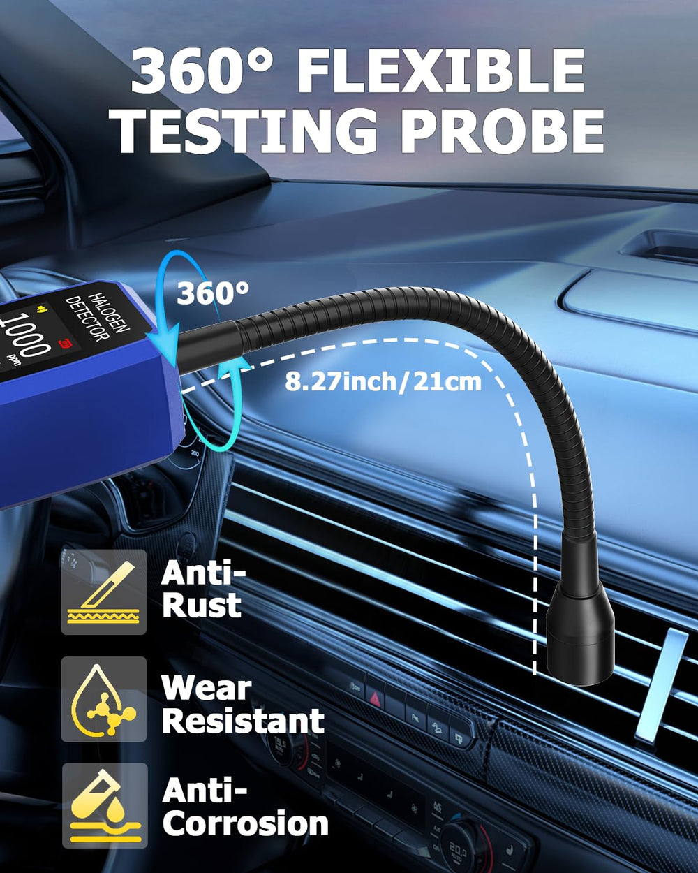 THIKPO audible and visual alarm clearly signals leak events