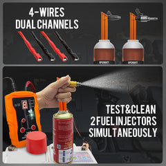 THIKPO universal cleaning adapters illustration for multiple injector sizes