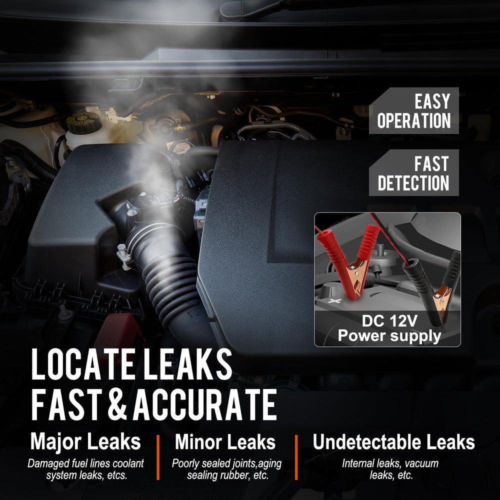 THIKPO smoke tester identifies fuel system leaks without disassembly for easy diagnostics.