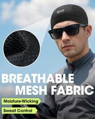 THINDUST close-up of large side mesh showing breathability and sweat channeling