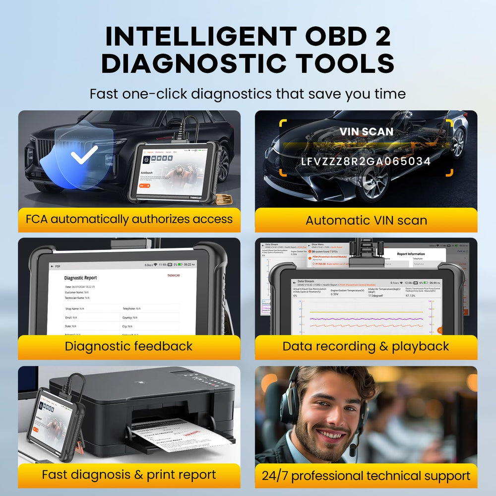 ThinkScan 689 diagnostics report exports with clear insights for service records.