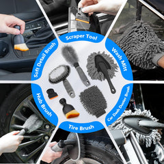 ThinkLearn windshield brush with pads for streak-free windows