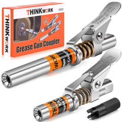 Thinkwork 2PC grease gun coupler with 0.53-inch tip for tight spaces.