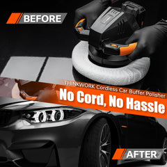THINKWORK Buffer Polisher with two-handed design for comfortable grip.