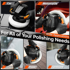 THINKWORK Buffer Polisher included accessories kit for complete tasks.
