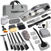 THINKWORK car cleaning kit vacuum with high power suction for deep dirt removal