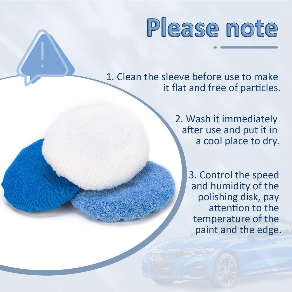 THINKWORK car wax applicator pad for even product distribution