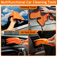 THINKWORK cleaning towel microfiber soft and lint-free for surfaces