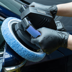 THINKWORK elastic-band locking pad stays secure during polishing sessions