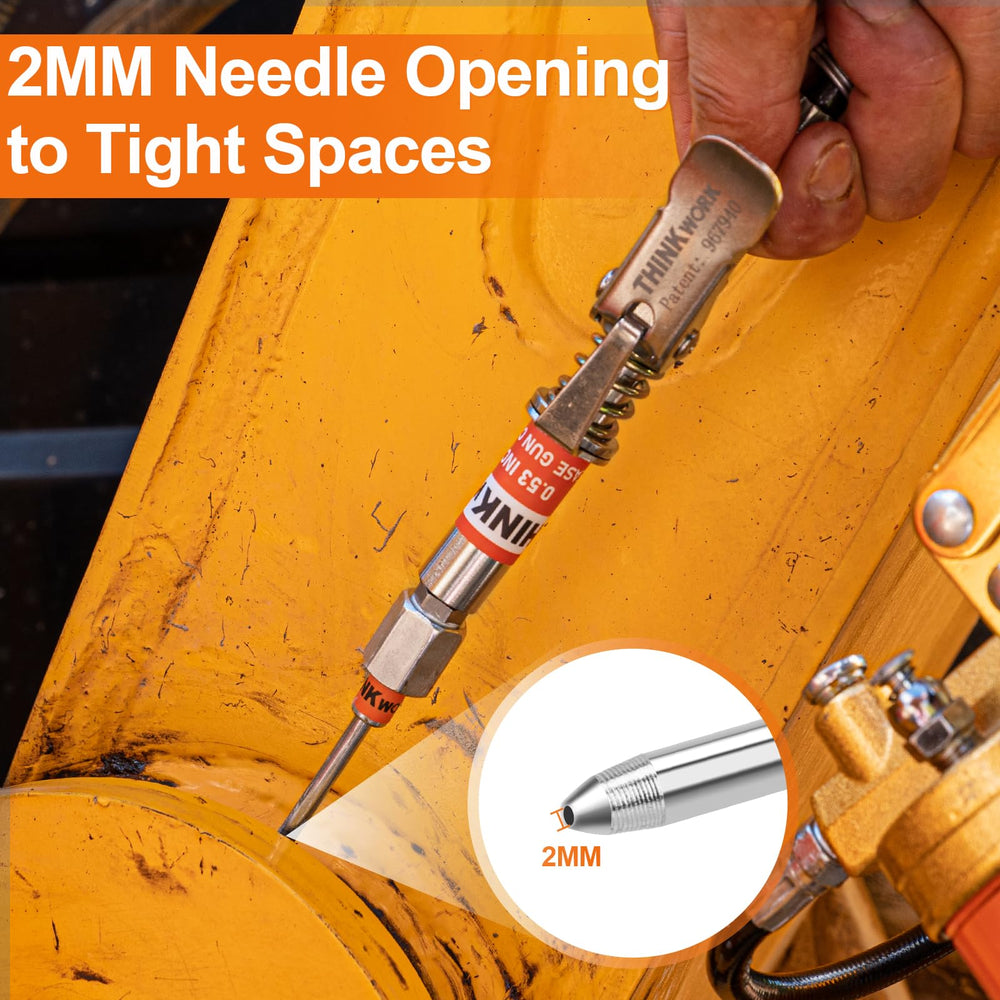 THINKWORK four-jaw quick-connect with threaded collar secures connection up to 12,000 PSI