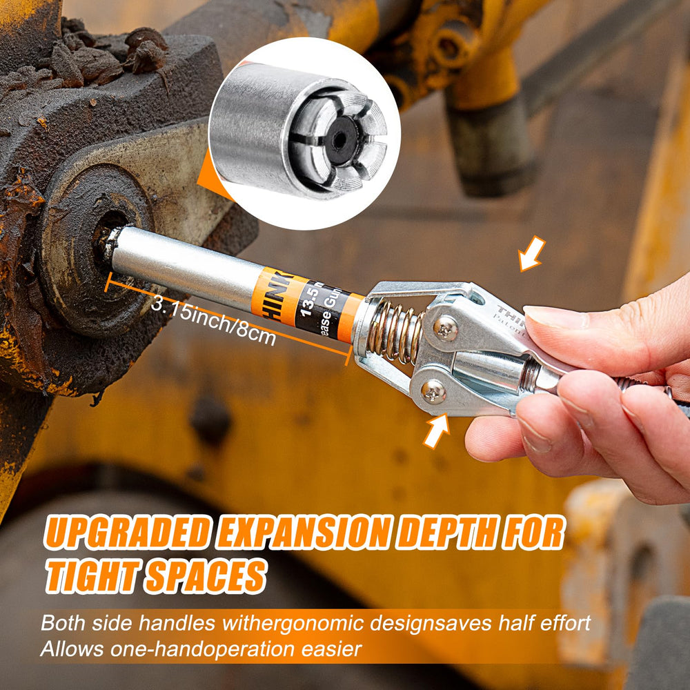 THINKWORK six jaw locking maintains a secure connection during use