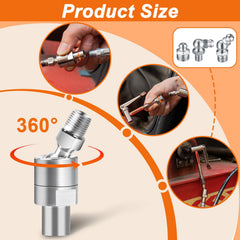 THINKWORK patented 4-jaw locking keeps the connection secure and leak-free.