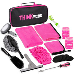 THINKWORK Pink cleaning gel duo cleans hard-to-reach areas with a gentle touch