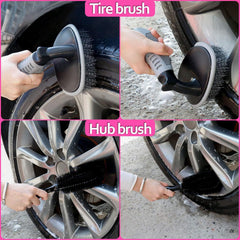 THINKWORK Pink window scraper duster cleans glass without streaks