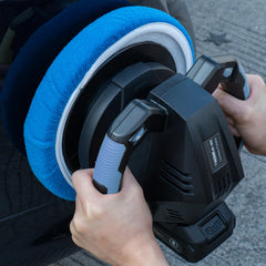 THINKWORK close-up of polishing pad showing plush fibers for safe finishing