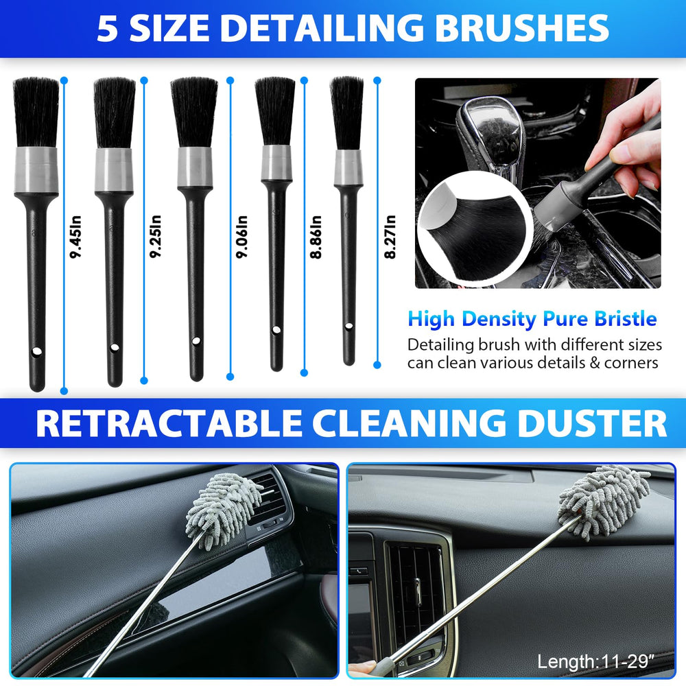 THINKWORK rearview mirror wiper for clear visibility during cleaning