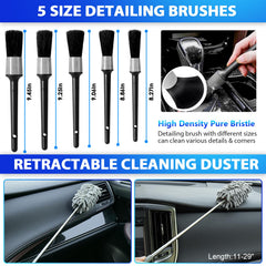 THINKWORK rearview mirror wiper for clear visibility during cleaning