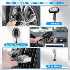 THINKWORK tire brush for deep-cleaning tires and rims