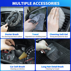 THINKWORK windshield brush with two pads for hard-to-reach grime