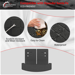 Thinzyou all-weather trunk mat in high-quality TPE material