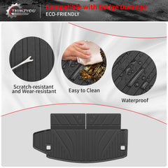 Thinzyou Durango mats are quick-drying and easy to clean after spills