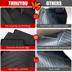 Velcro-backed backrest mats stay secure and won't slide while driving.