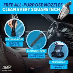 ThisWorx 2.0 attachments kit enables targeted detailing and spot-cleaning.