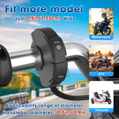Thlevel dual-port charger powers two devices simultaneously during rides