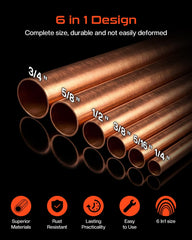 THOBEYA copper tube bender spring closeup highlighting durable high-carbon construction