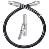 Thorstone 18-inch spring flex hose demonstrates flexible reach for automotive lubrication