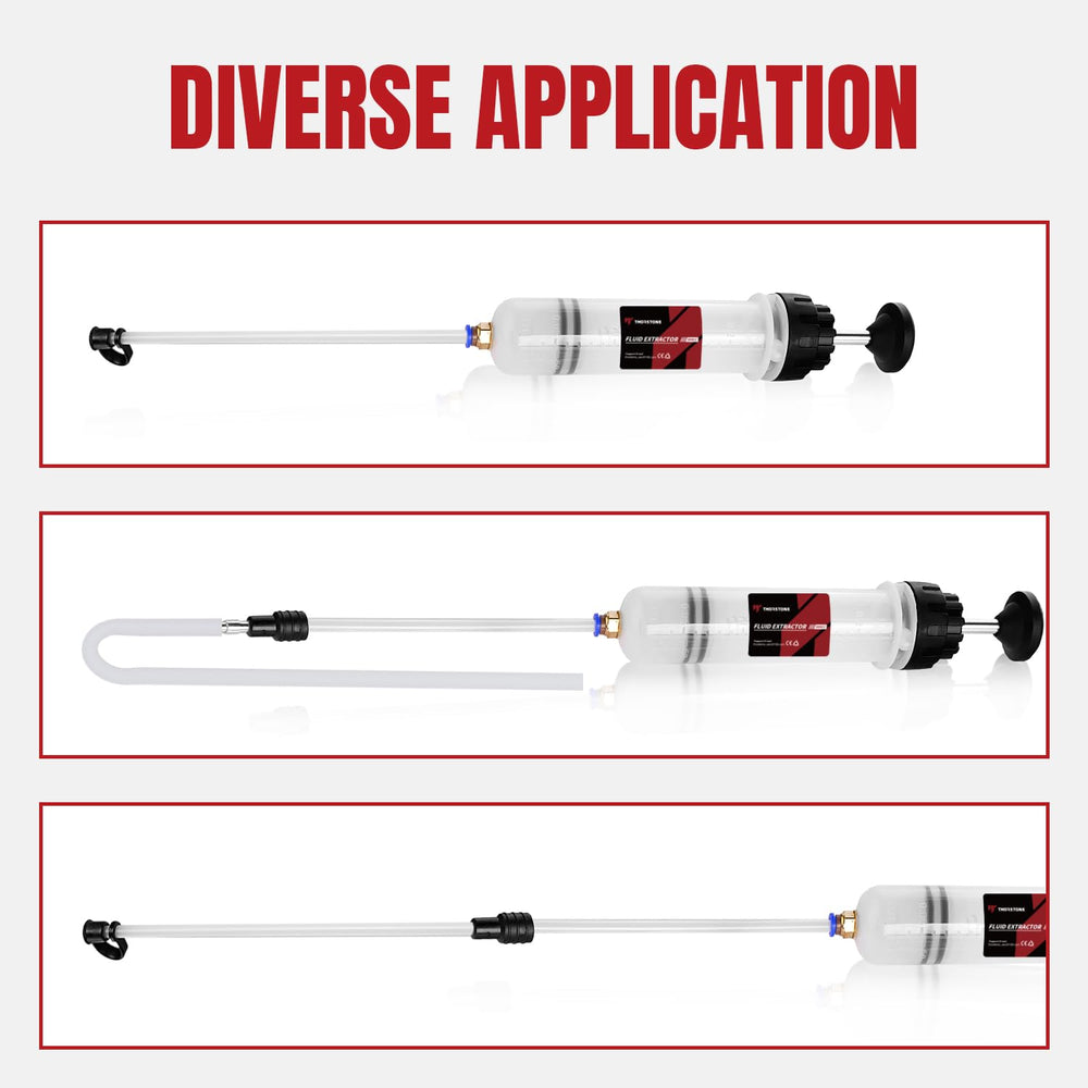 Thorstone 22cm PVC suction tubes for versatile fluid removal.