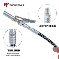 Thorstone lock coupler seals leaks for clean, hands-free operation