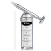 Thorstone mini grease gun with needle nozzle for precise lubrication of small fittings.