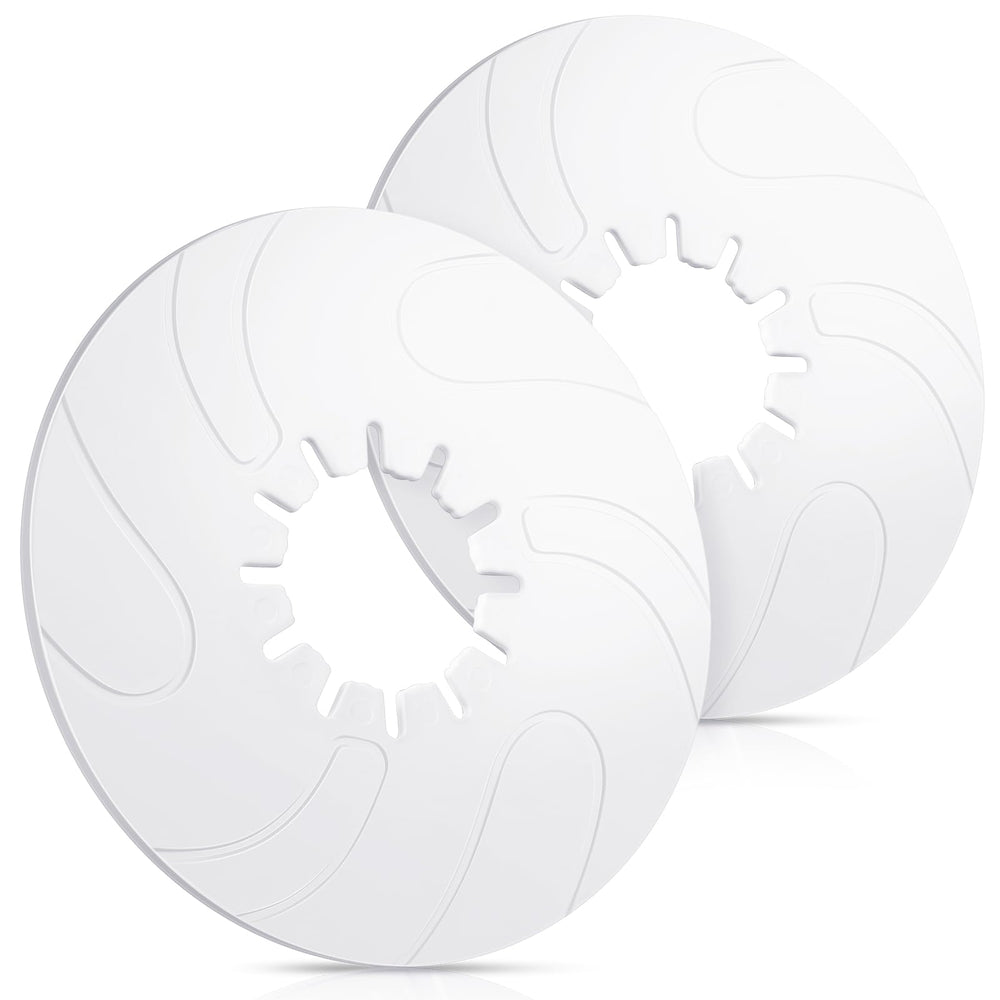 Threlaco 2-pack fifth wheel lube plate, 12-inch close-up highlighting durable surface