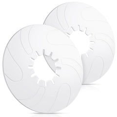 Threlaco 2-pack fifth wheel lube plate, 12-inch close-up highlighting durable surface