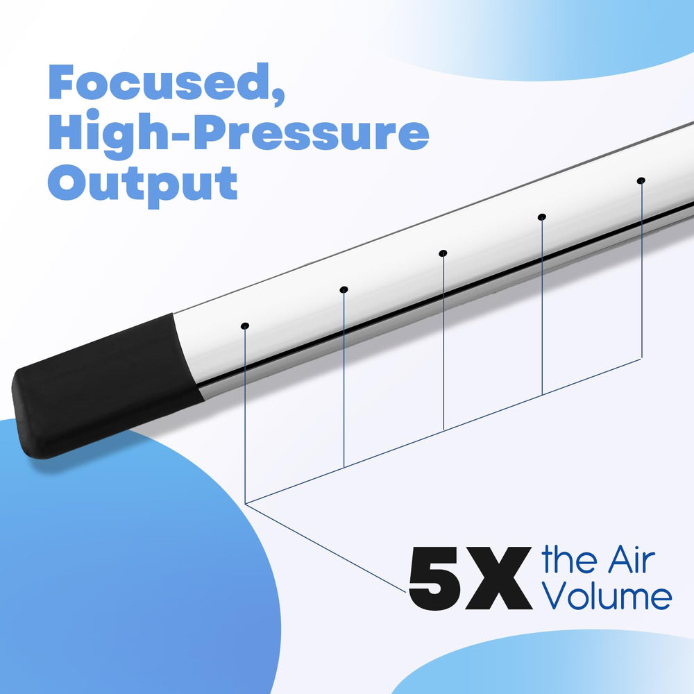 Threlaco slim design wand reaches tight spaces for thorough cleaning.