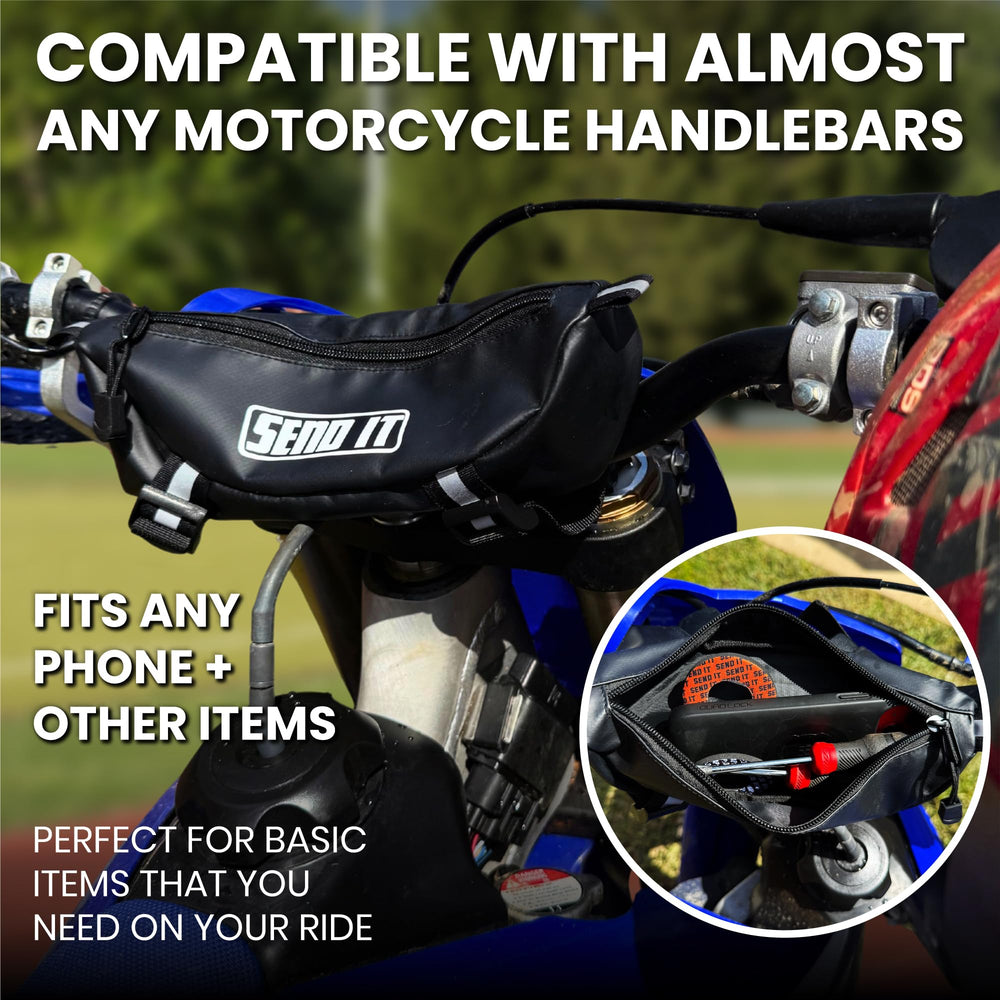 ThrottlePak weather-sealed zippers protect gear in all-weather riding.