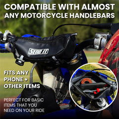 ThrottlePak weather-sealed zippers protect gear in all-weather riding.