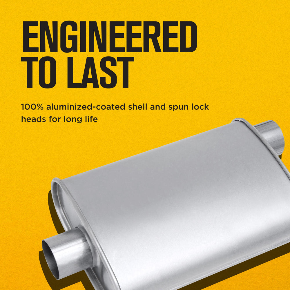 Thrush Turbo aluminized shell highlighting corrosion resistance for long life.