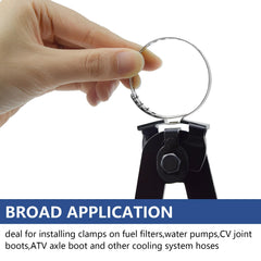 Thsakzo 20 crimp bands bundle for versatile clamp sizing.