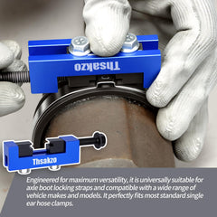 Includes 20 rust-resistant stainless clamps in two sizes for CV boot work.